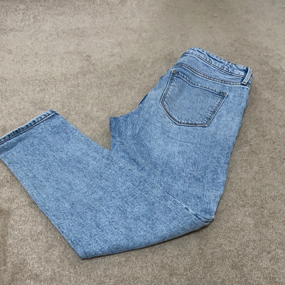 Old Navy Light Washed Straight High Rise Jeans